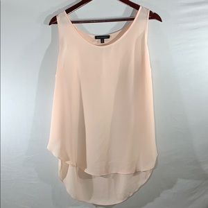Banana Republic peach chiffon tank blouse medium